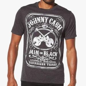 CASH Men’s Charcoal Gray Johnny Cash Graphic tee XL